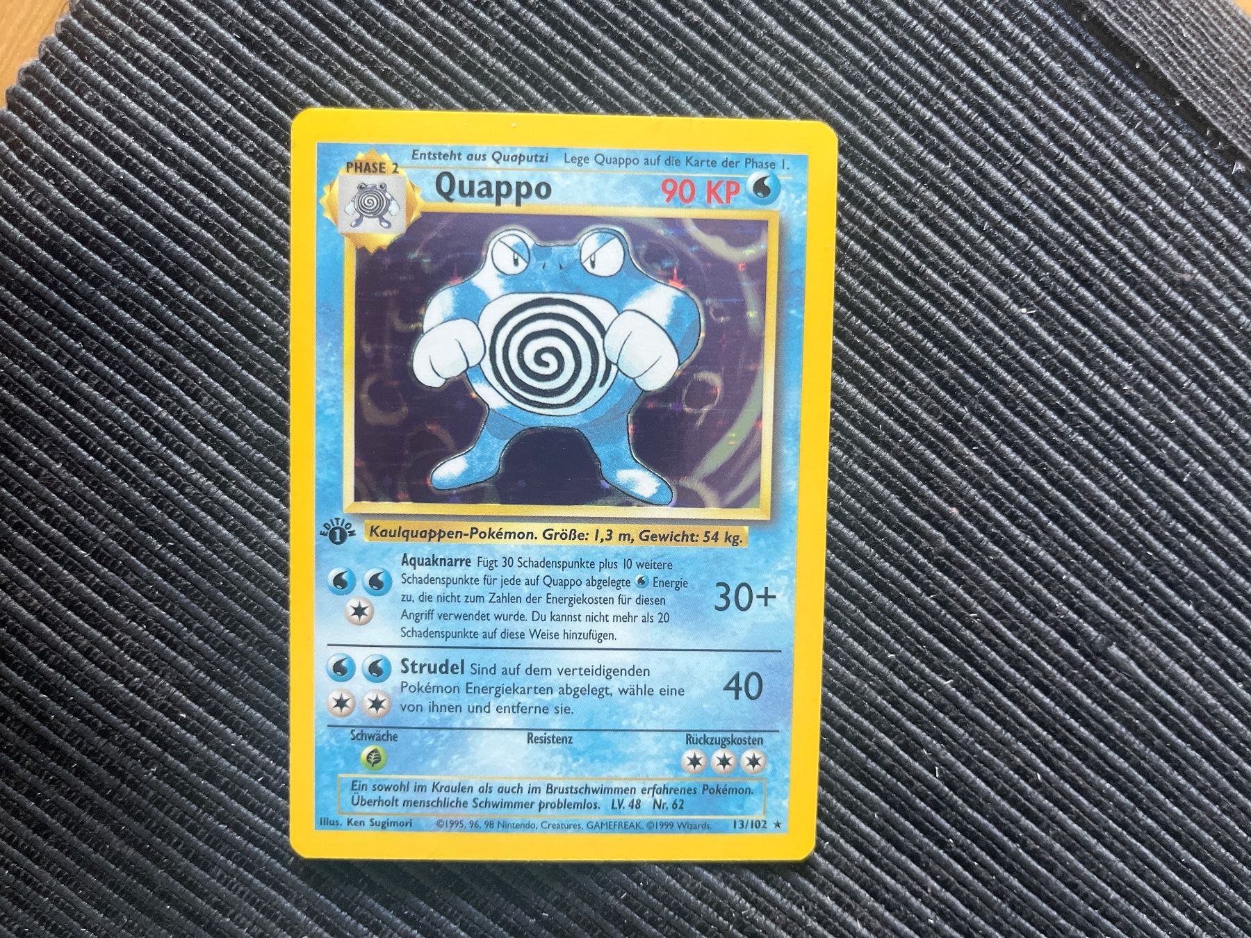 Pokémon Carte collezionabili: Pokemon Quappo holo 1.Edition Base Set – Usato da Wabern venduto da Collectfun