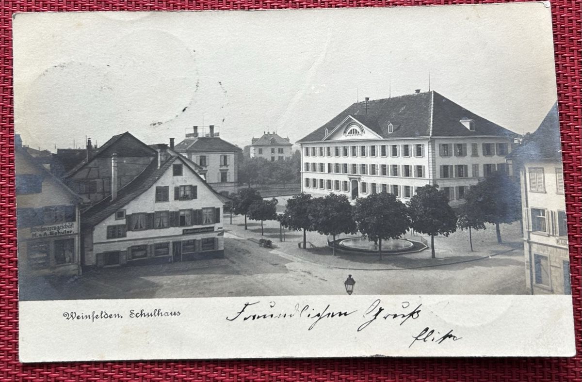 Cartoline postali: Fotokarte Weinfelden 1903 – Usato da Horw venduto da Tellbub