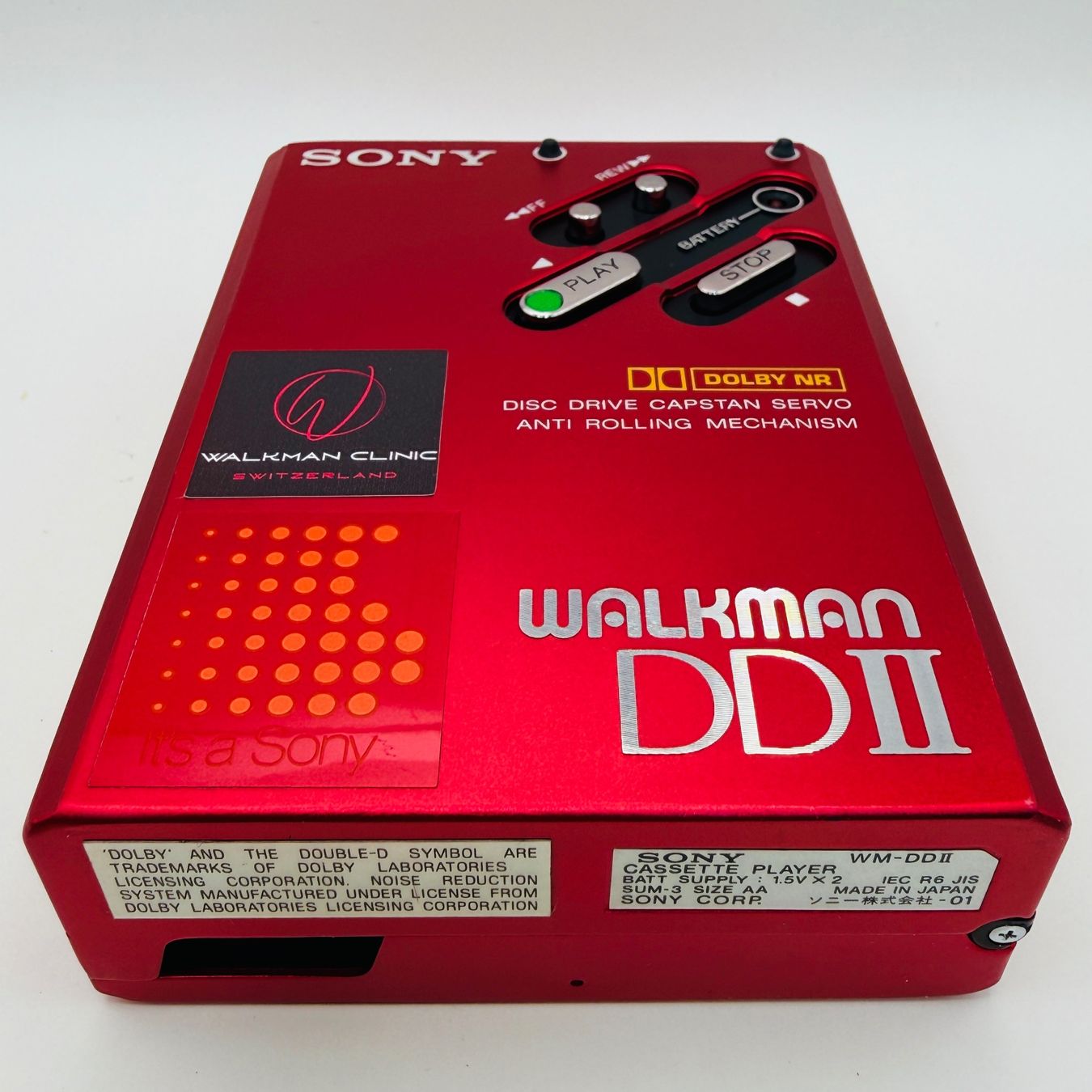 Sony Lettore multimediale portatile: Sony Walkman WM-DDII rot #306 – Usato da Vorderthal venduto da WalkmanClinic 3