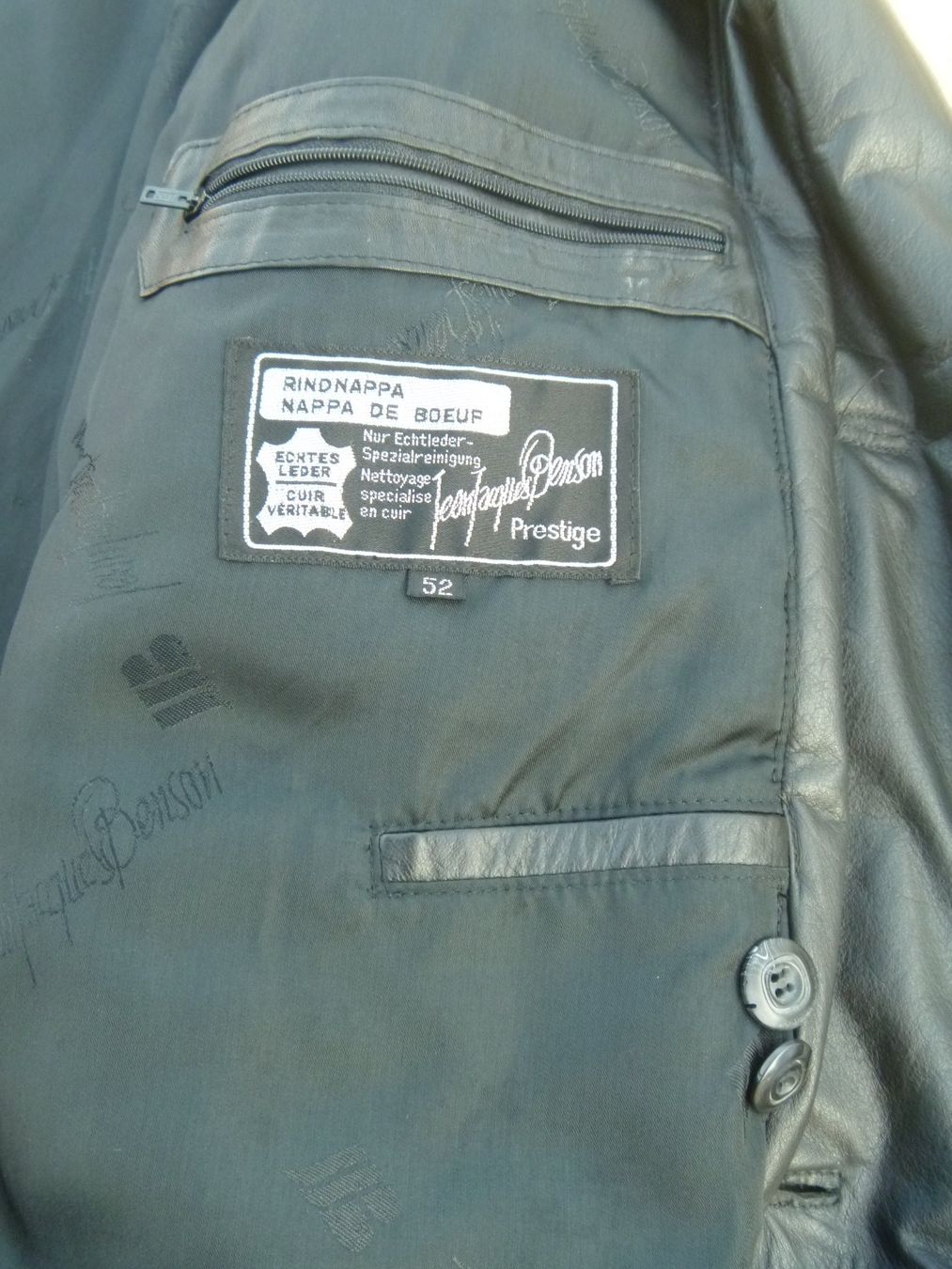 Giacche: Lederjacke Grösse 52 Jean Jacques Benson – Usato da Rüti ZH venduto da baumchen 4