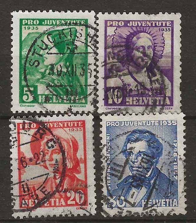 Tutti i francobolli: PJ035 - Pro Juventute 1935 obl. – Usato da Trélex venduto da Phil_Albert