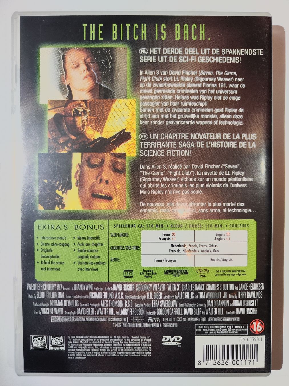 Tous les DVDs: DVD - Alien 3 – D'occasion à Commugny par Teksen 1