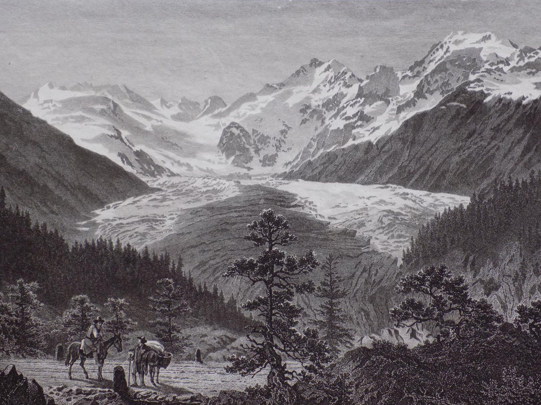 Incisioni: Berninakette Morteratsch Gletscher – Usato da Risch venduto da Rischli15 1