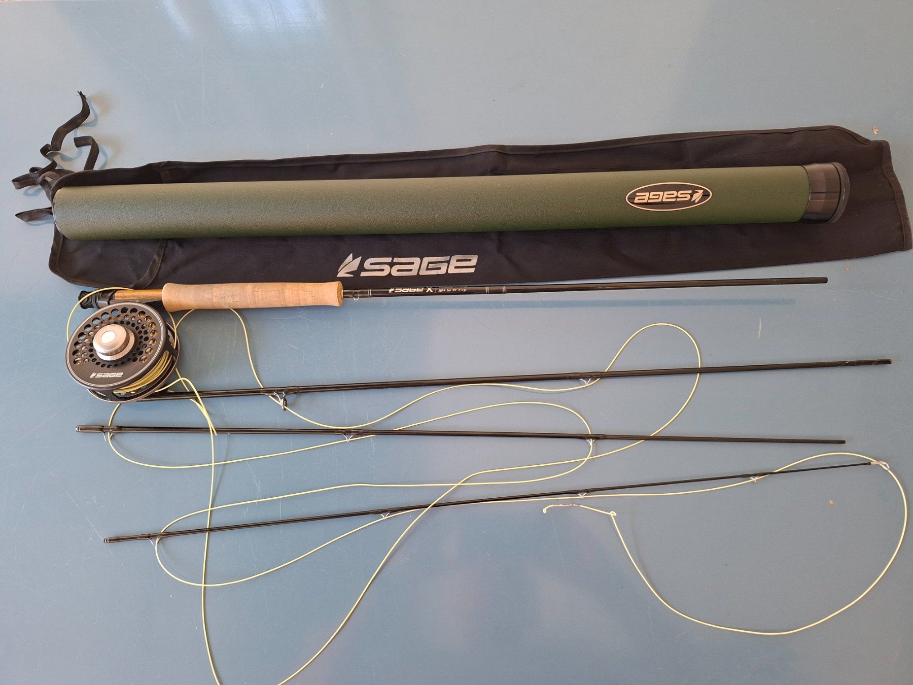Sage Angelruten: Sage X 586-4 8ft6 5wt – Gebraucht aus Zürich von polsan