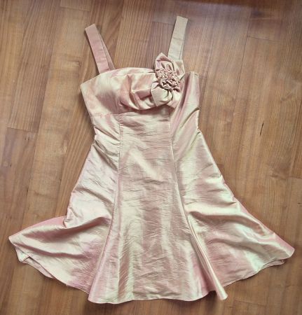 Kleid FASHION NEW YORK orange Grösse 10 guter Zustand