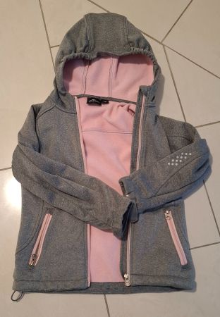 Kinder Softshelljacke Grau Grösse 134