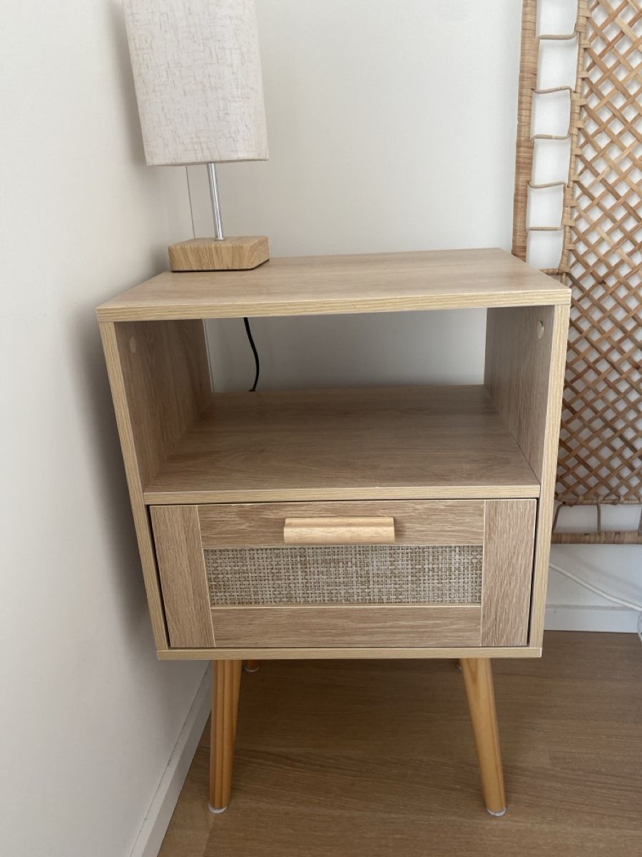 Nachttische: 2x RATTAN BEDSIDE TABLE – Neu (gemäss Beschreibung) aus Zürich von nat_bm5y 2