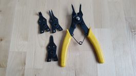 Seegerringzange Sicherungsringzange Sprengringzange 4tl (LP3