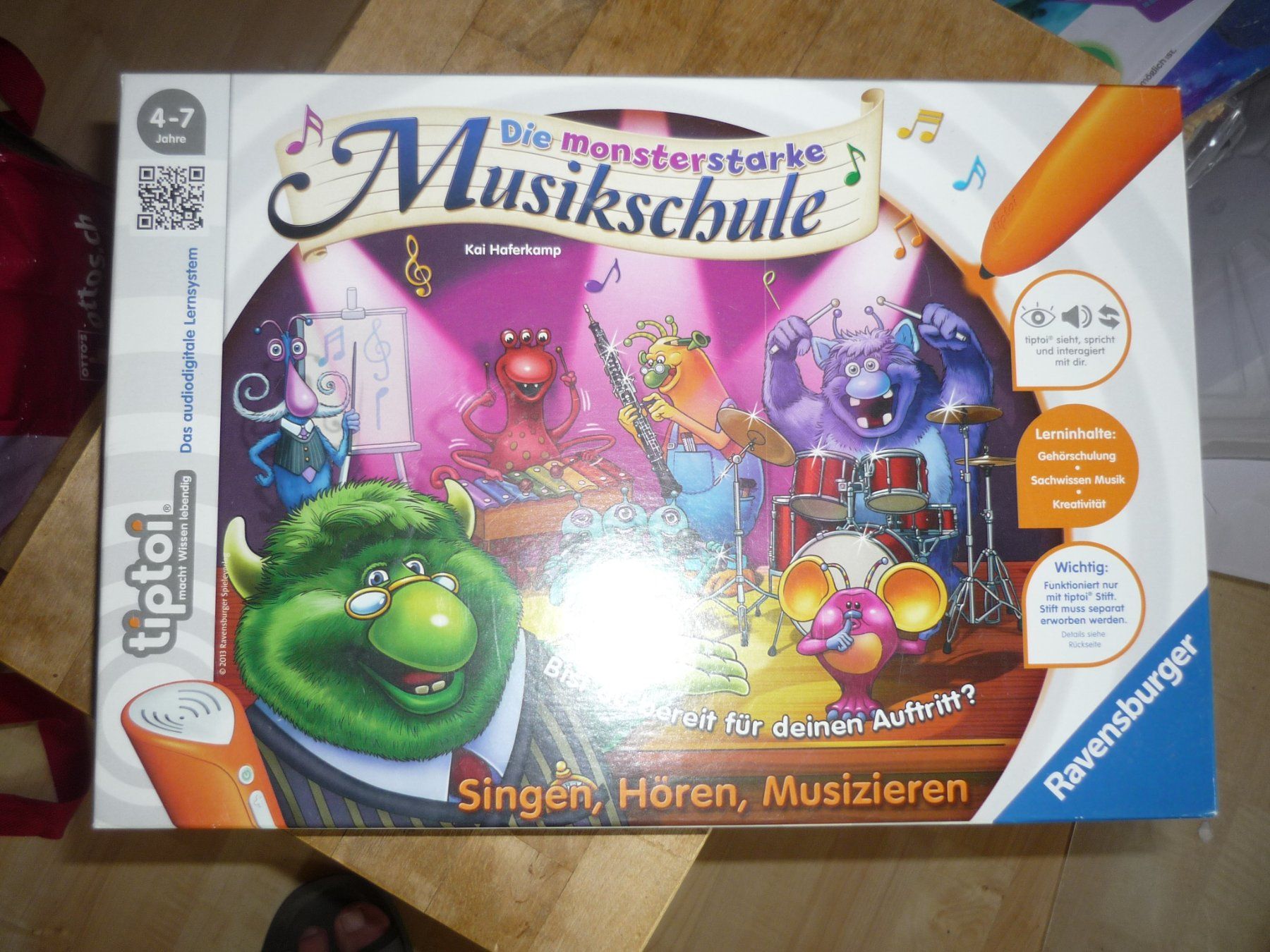 Ravensburger Spiele: Tiptoi - Die monsterstarke Musikschule – Gebraucht aus Bowil von Familie_Kuenzi