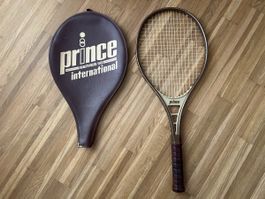 70er Tennisschläger Prince International mit Hülle