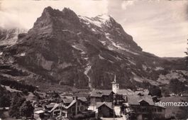 Grindelwald BE // 1938 Kirche Dorf Hörnli Eiger // Sommer