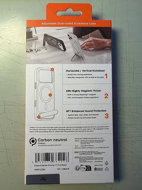 Cover & Protezioni schermo: Handyhülle Torras mit Kickstand – Nuovo e nell'imballaggio originale da Rickenbach SO venduto da yab86 1