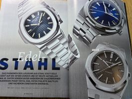 Rolex Daytona Test, Vergleich Nautilus, Royal Oak, Overseas