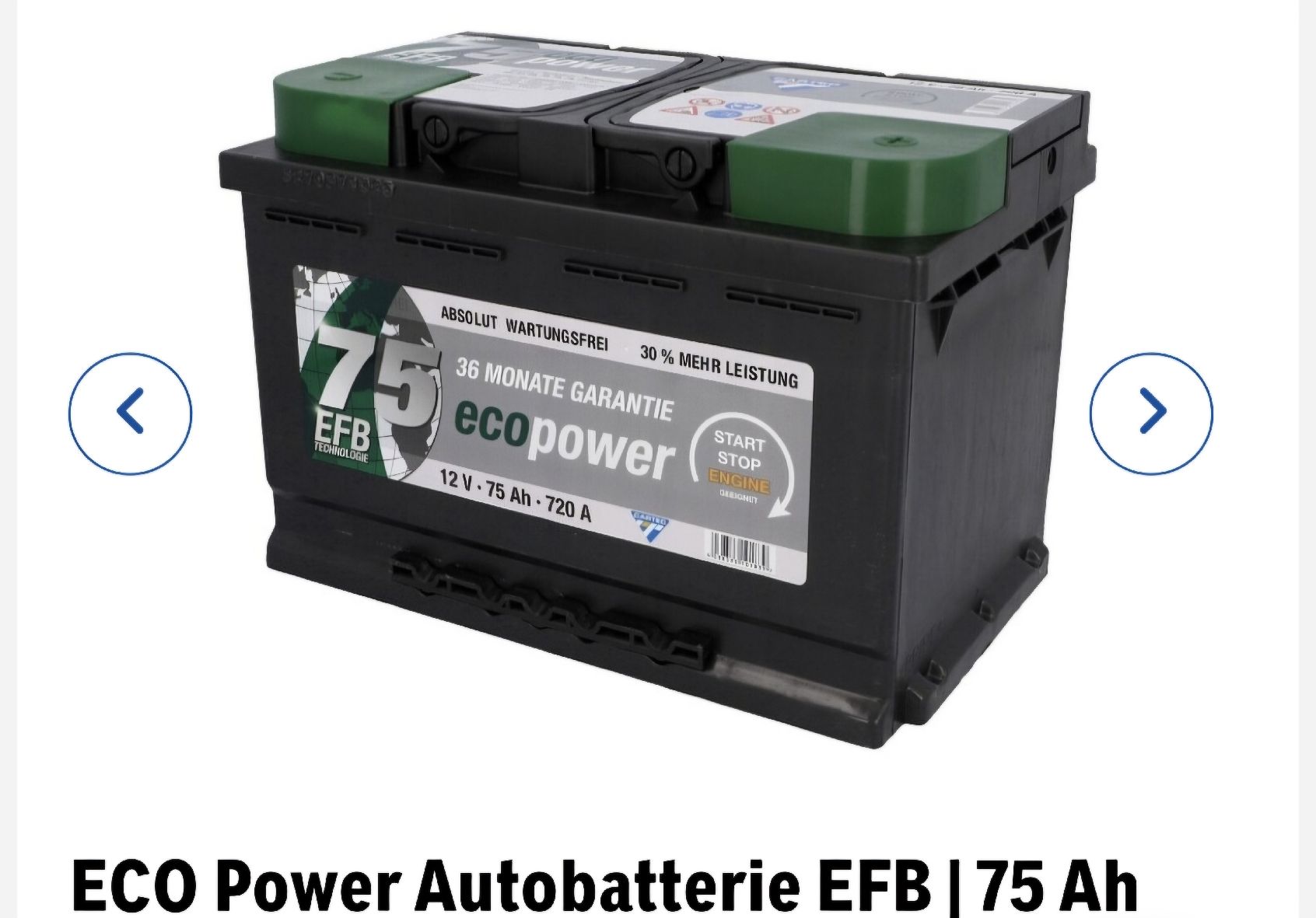 Batterie: Auto Batterie – Nuovo (secondo la descrizione) da Rapperswil SG venduto da ToliGL