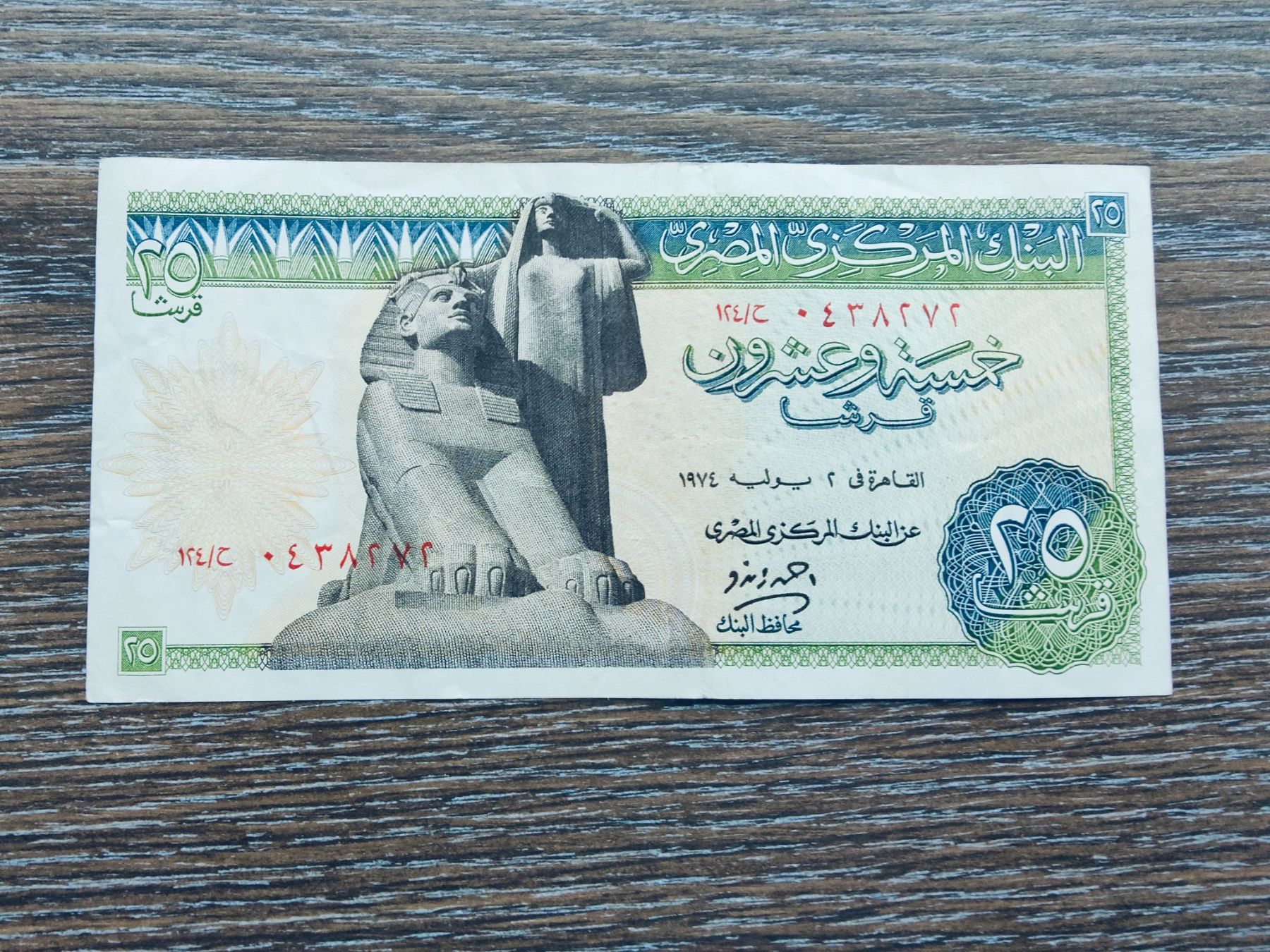 Billets de banque: Ägypten 25 Piaster 1974 !!!!!!! – D'occasion à Flaach par Lonzo99