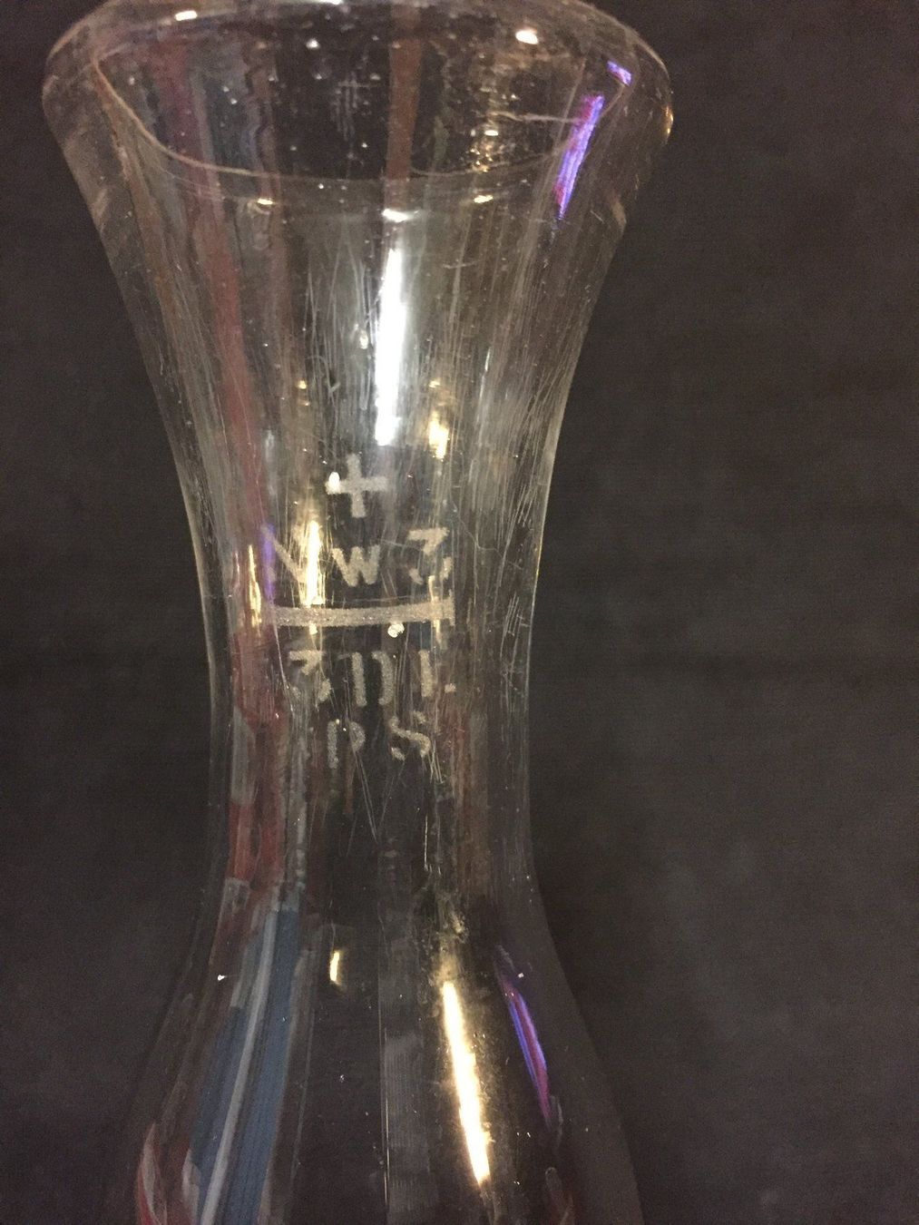 Bouteilles: Antike Schweizer Glasflasche 21 cm, 3 dl – D'occasion à Schaffhausen par vintageworld 1