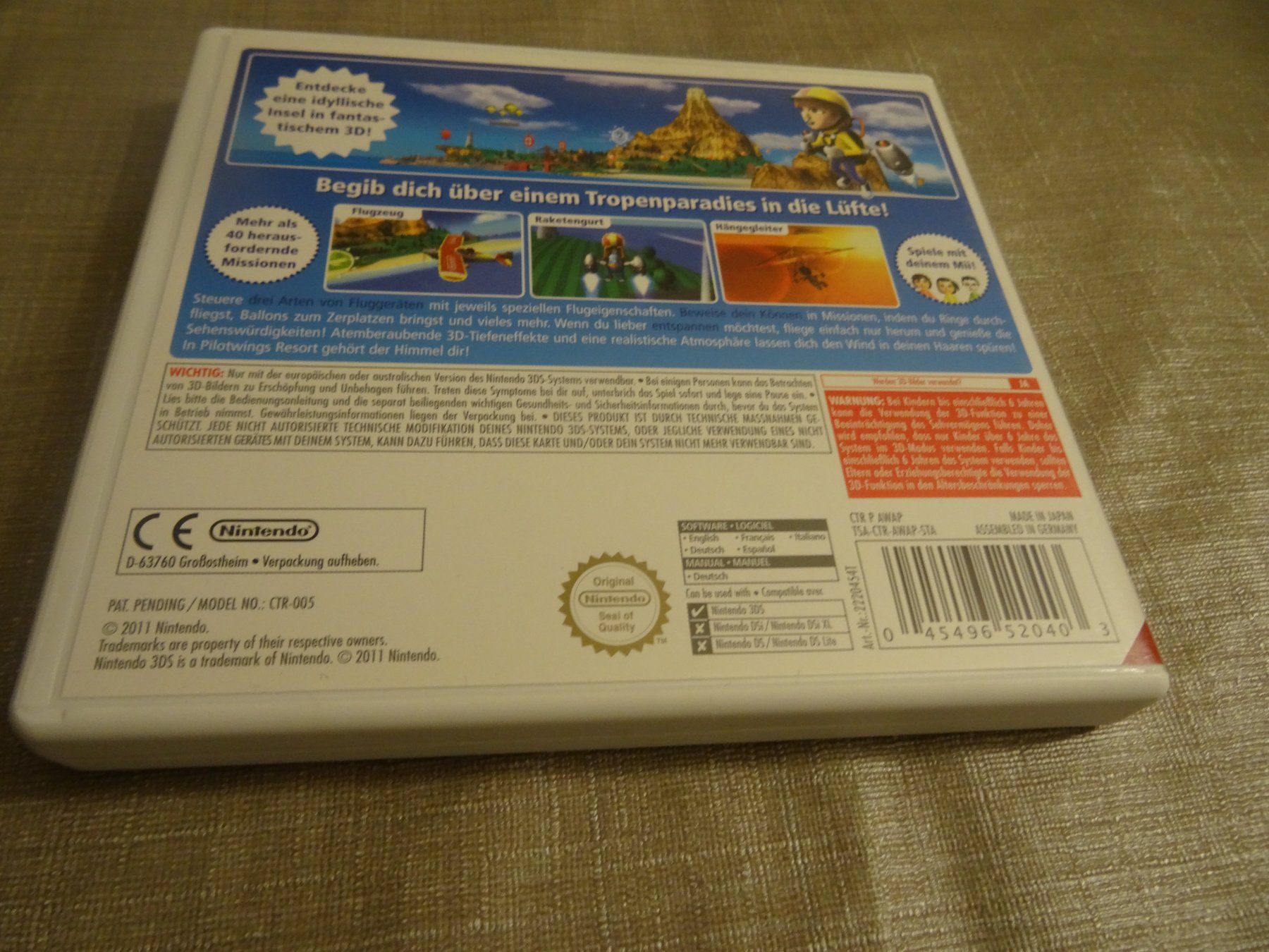 Nintendo Giochi: Pilotwings Resort - Nintendo 3DS – Usato da Olten venduto da Disc-Ausverkauf 2