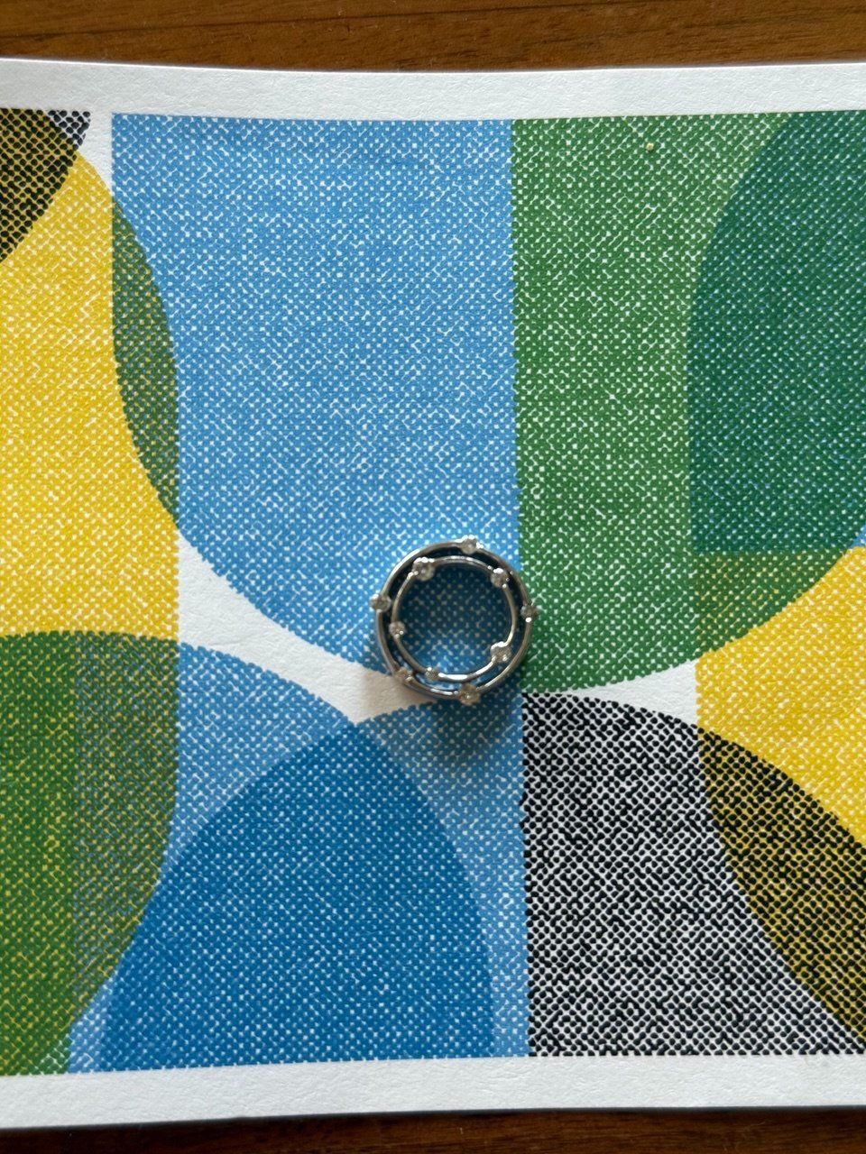 Anhänger: White Gold Diamond Circle Pendant 10K – Gebraucht aus Zürich von futurmutur 3