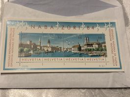 NABA Züri 84, Briefmarkenausstellung, Top Zustand!
