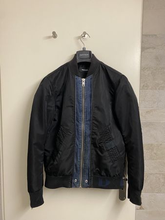Diesel Bomber Jacket, Black, Size S