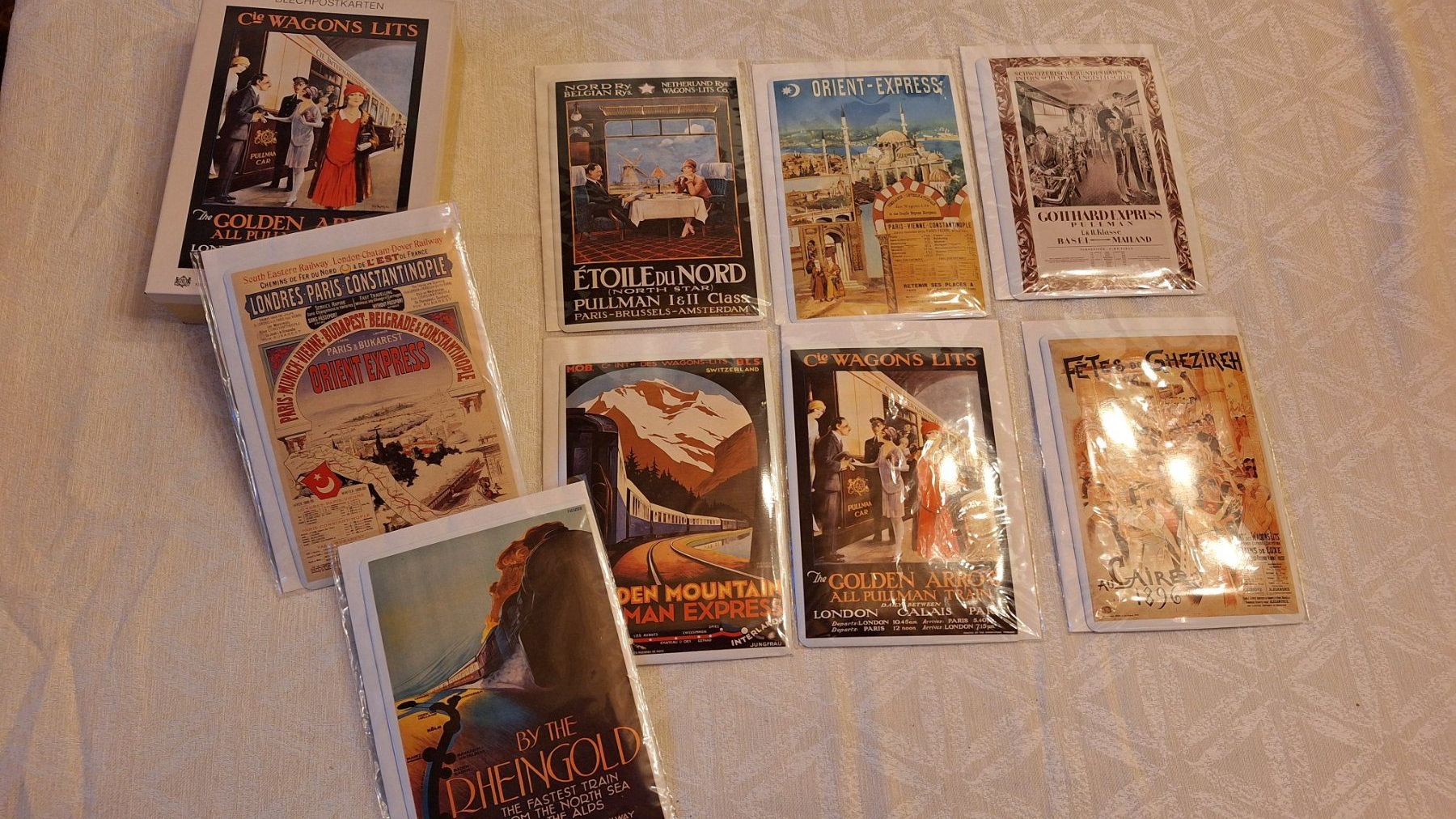 Altro in Decorazioni & Accessori: retro Blechdose  mit 8Blech-Postkarten "Orient-Express" – Nuovo (secondo la descrizione) da Dornach venduto da majo8689 1