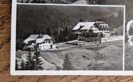 Kurhaus Lüdernalp mit Stempel, Fam. Held, 1936 n. Allschwil