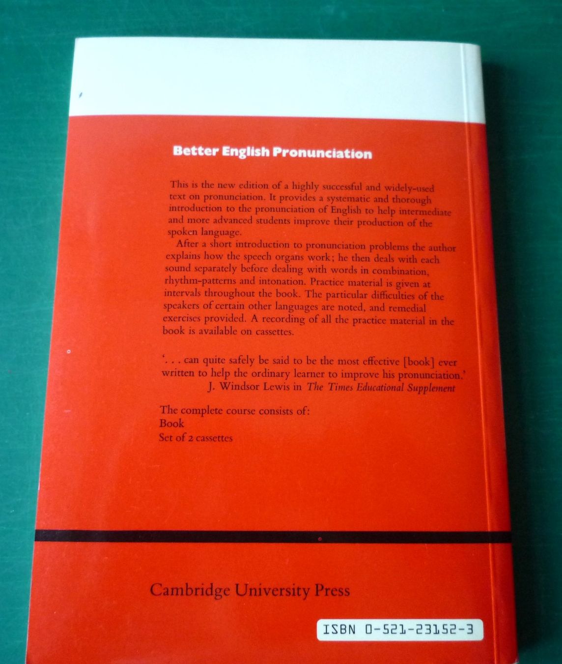 Bücher: Better English Pronunciation – Gebraucht aus Rafz von Sonnenblume305 3