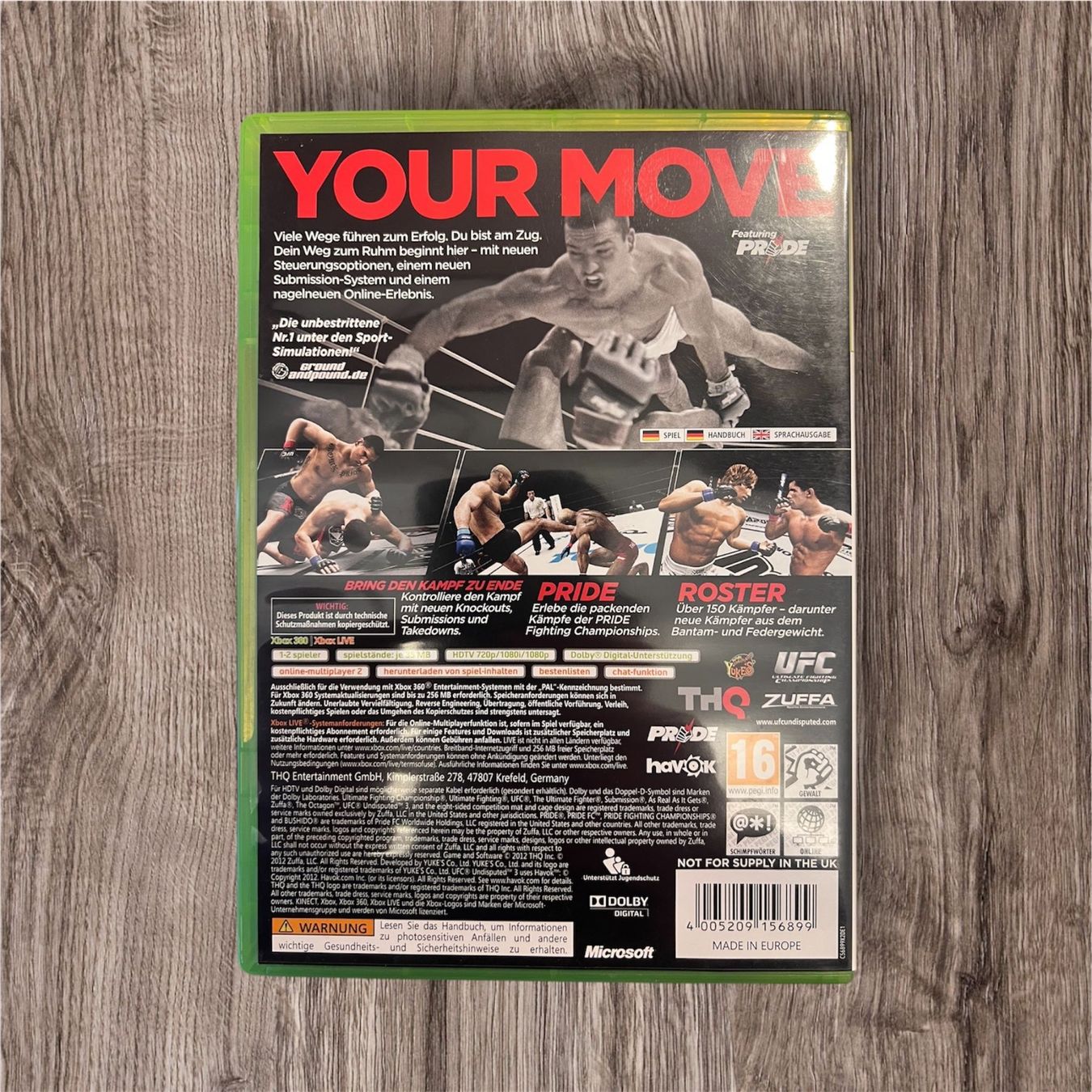 Microsoft Giochi: UFC Undisputed 3 deutsch Xbox 360 mit Anleitung – Usato da Oberburg venduto da Serbus 1