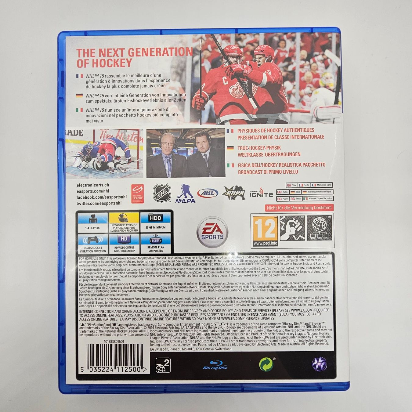 Sony Giochi: NHL 15 (PS4) – Usato da Holziken venduto da Miglioregamesnmore 1