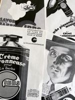 Gibbs rasieren - 4 alte Werbungen / Publicités 1930/31