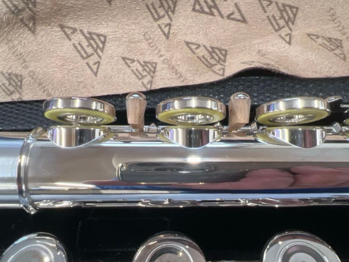 Sankyo Strumenti musicali: Sankyo Vollsiber Querflöte gelötet Modell 601 – Nuovo (secondo la descrizione) da Olten venduto da klassodern-musikwerkstatt 5