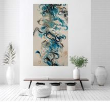 "Drache auf Leinwand"