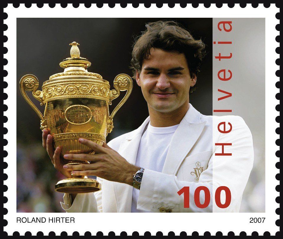 Alle Briefmarken: Roger Federer Kleinbogen 2007 – Neu (gemäss Beschreibung) aus Heerbrugg von Swissphila 1