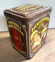 Antike Blechdose  "HOLLANDIA Chicorienfabrik" Au St. Gallen