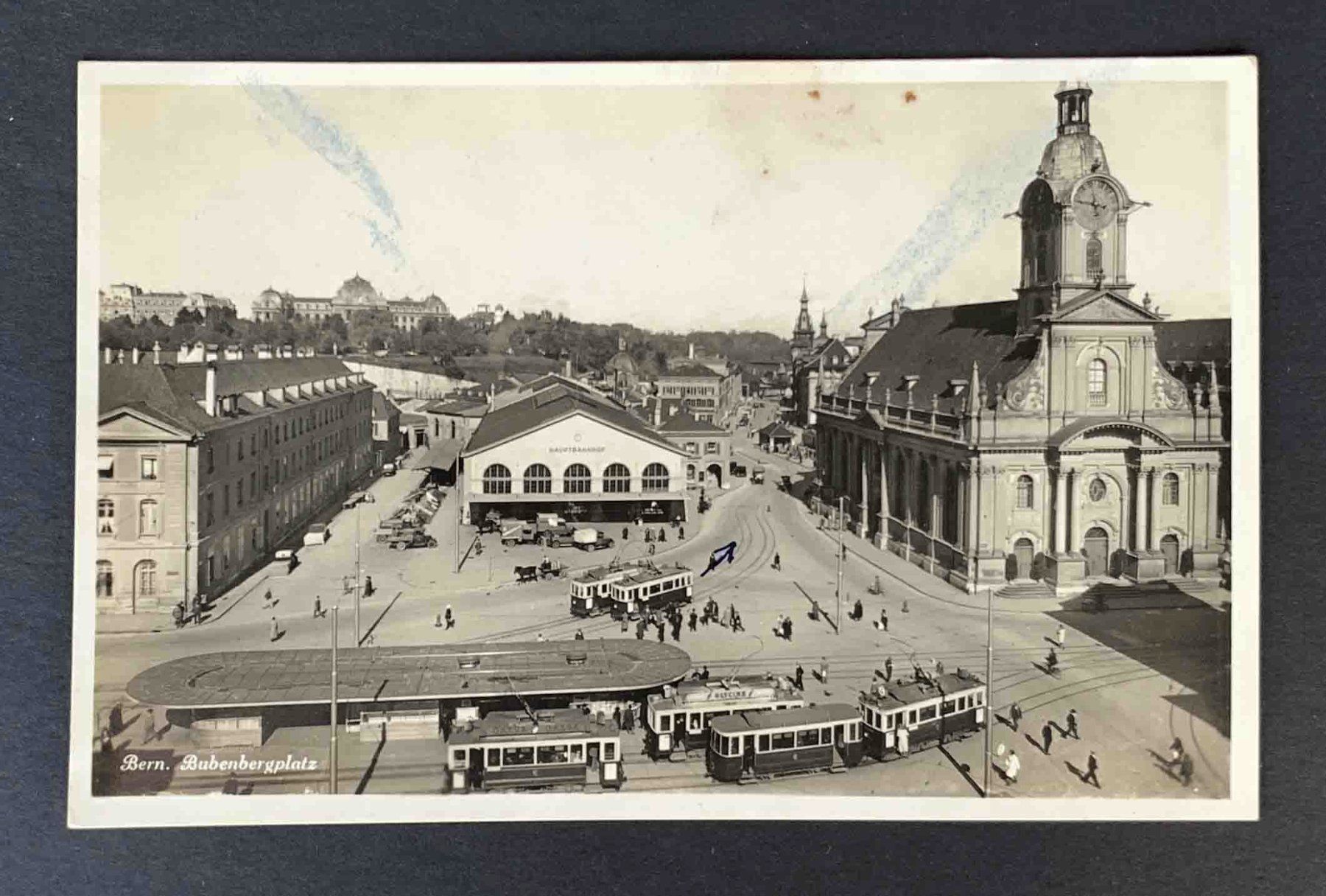 Cartoline postali: AK Bern Bubenbergplatz Echte Photographie – Usato da Goldau venduto da artelier1