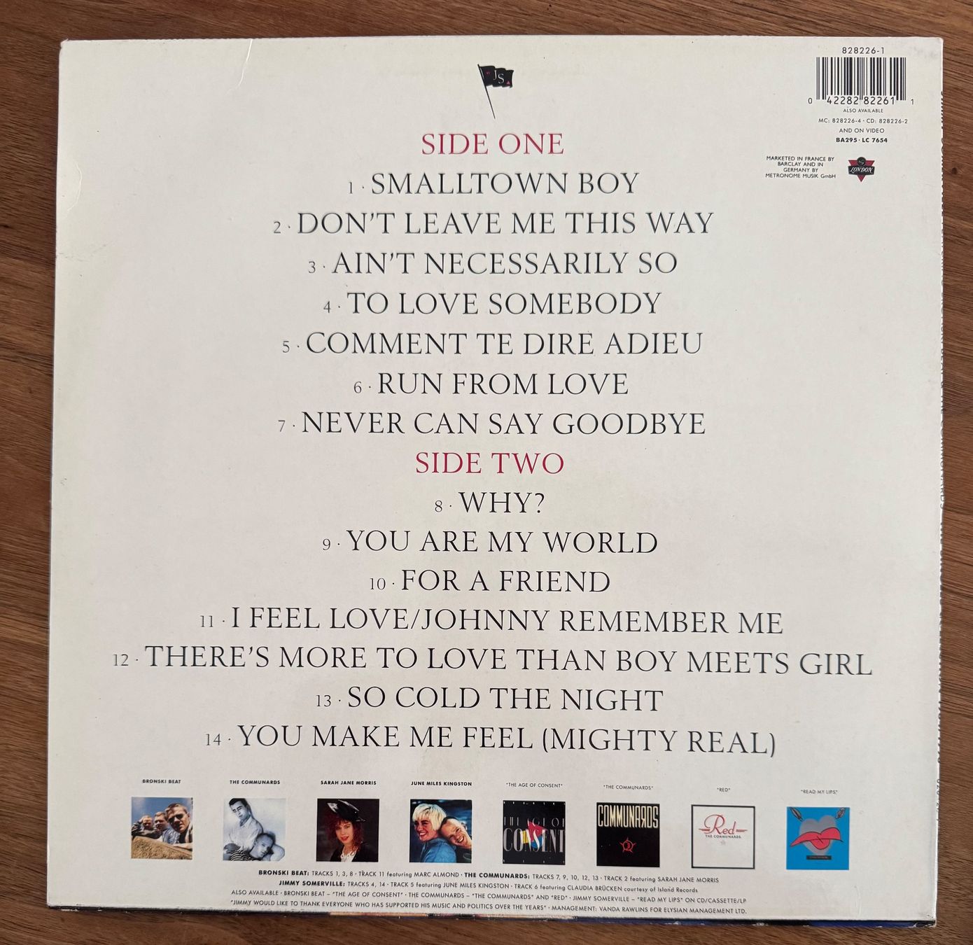 Dischi in vinile: Jimmy Sommerville The Singles – Usato da Stetten AG venduto da Rvipersnake 1