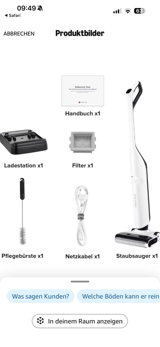 Roborock Aspirapolveri & Accessori: Roborock Flexi Lite Wet and Dry Vacuum Cleaner – Usato da zürich venduto da paternopoli 3