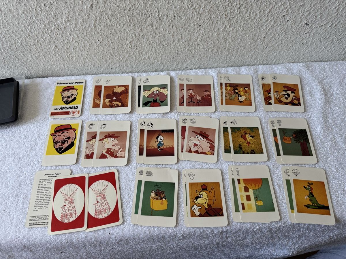 Giochi: Schwarzer Peter Kartenspiel Antik – Usato da Lenzburg venduto da Meister_k 1
