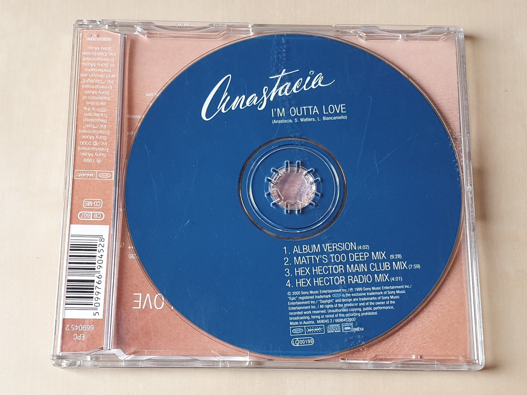 CD: Anastacia I'M Outta Love – Usato da Stansstad venduto da collectorsshop 1