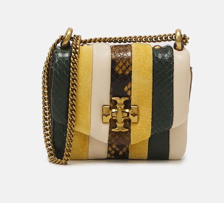 Tory Burch KIRA EXOTIC STRIPE NANO BAG - Umhängetasche