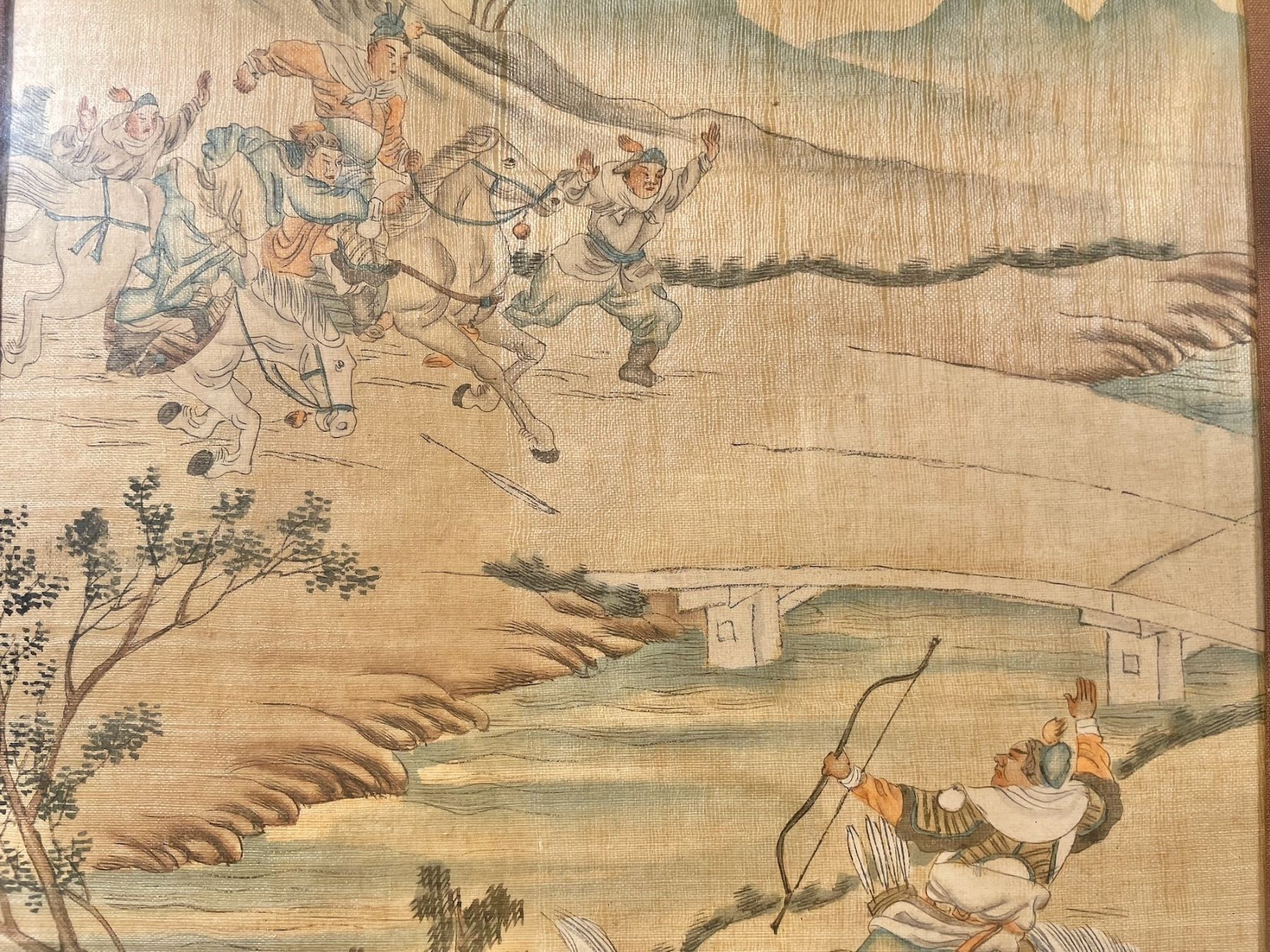 Gemälde: Antike Chinesische Seidenmalerei – Gebraucht aus Basel von Kaffee_und_Kunst 3