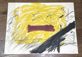 Antoni Tàpies Lithograph hand signed