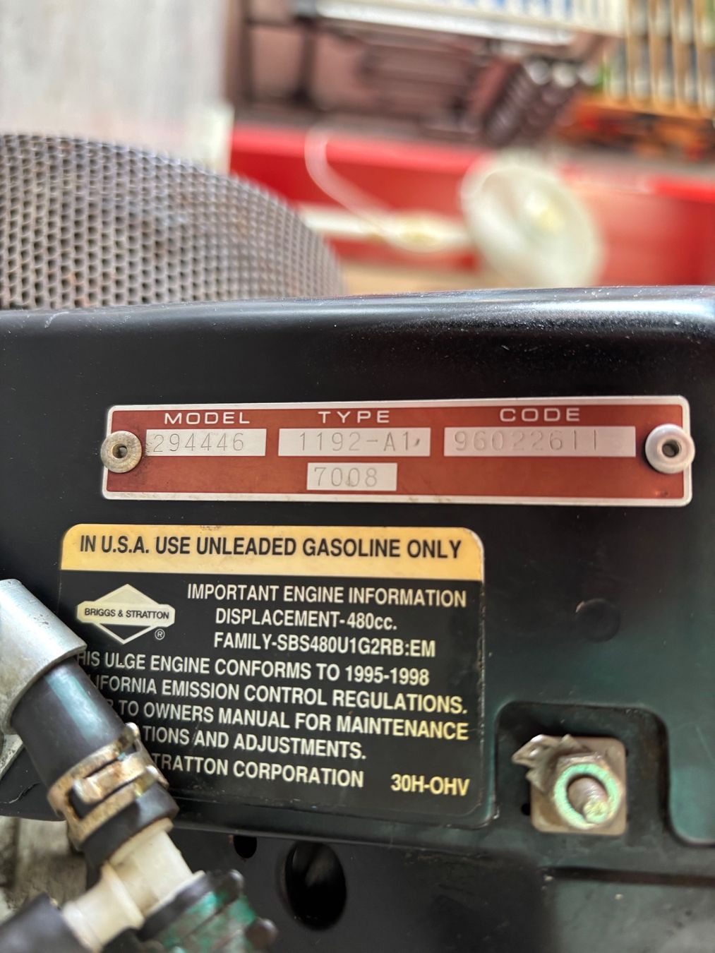 Motoren: Motor Briggs & Stratton 14PS AM41 – Gebraucht aus Sattel von Toolking90 4