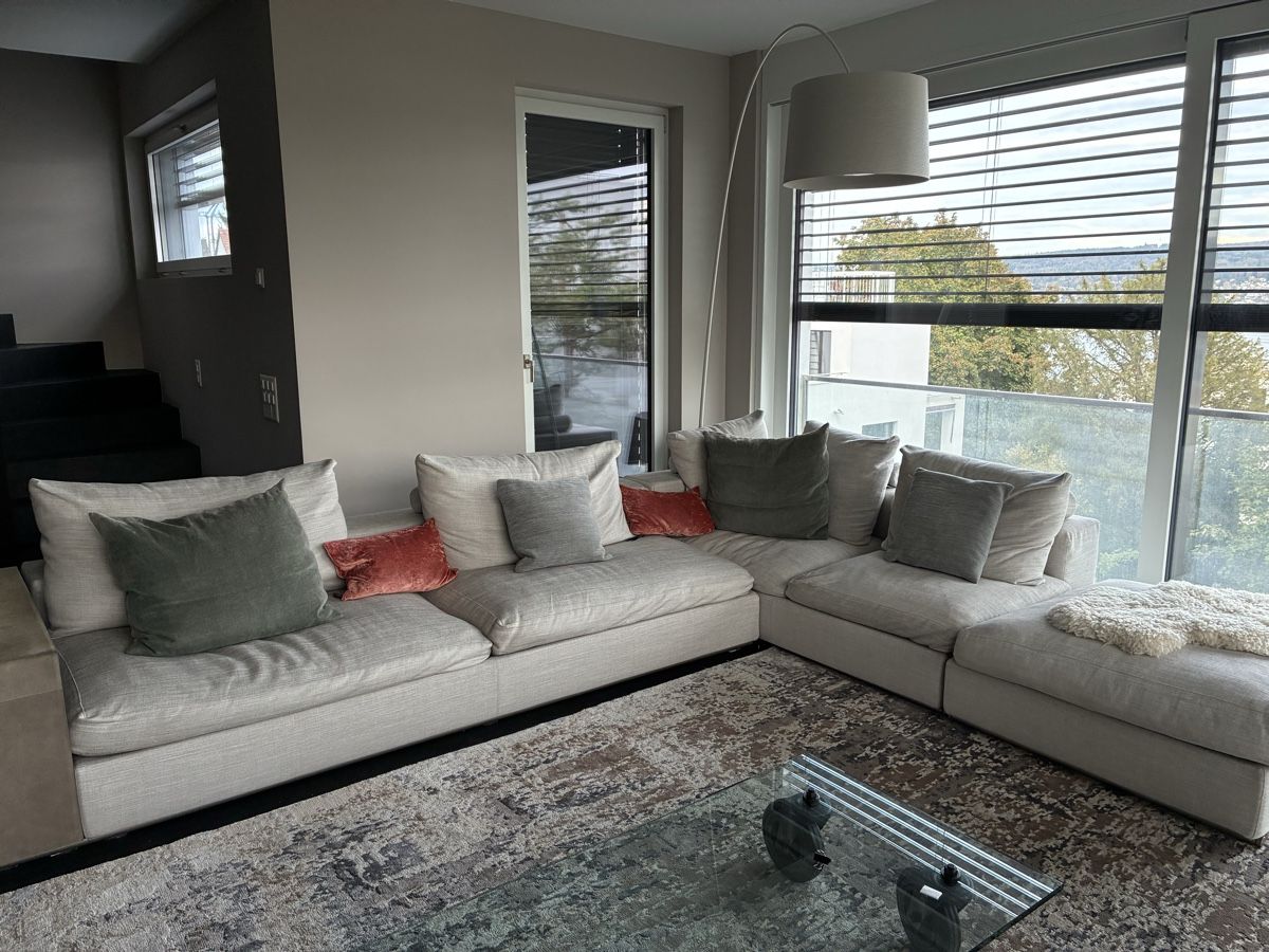 Sofas: FLEXFORM GROUND PIECE sofa plus chaise longue and bookshelf – Gebraucht aus Rüschlikon von ant_5v7g