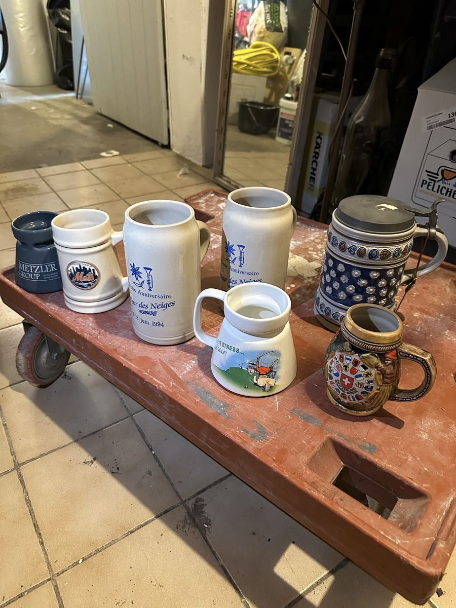 Bicchieri: Collection de chopes à bière décoratives - vintage! – Usato da Thônex venduto da Andre.olvs 2
