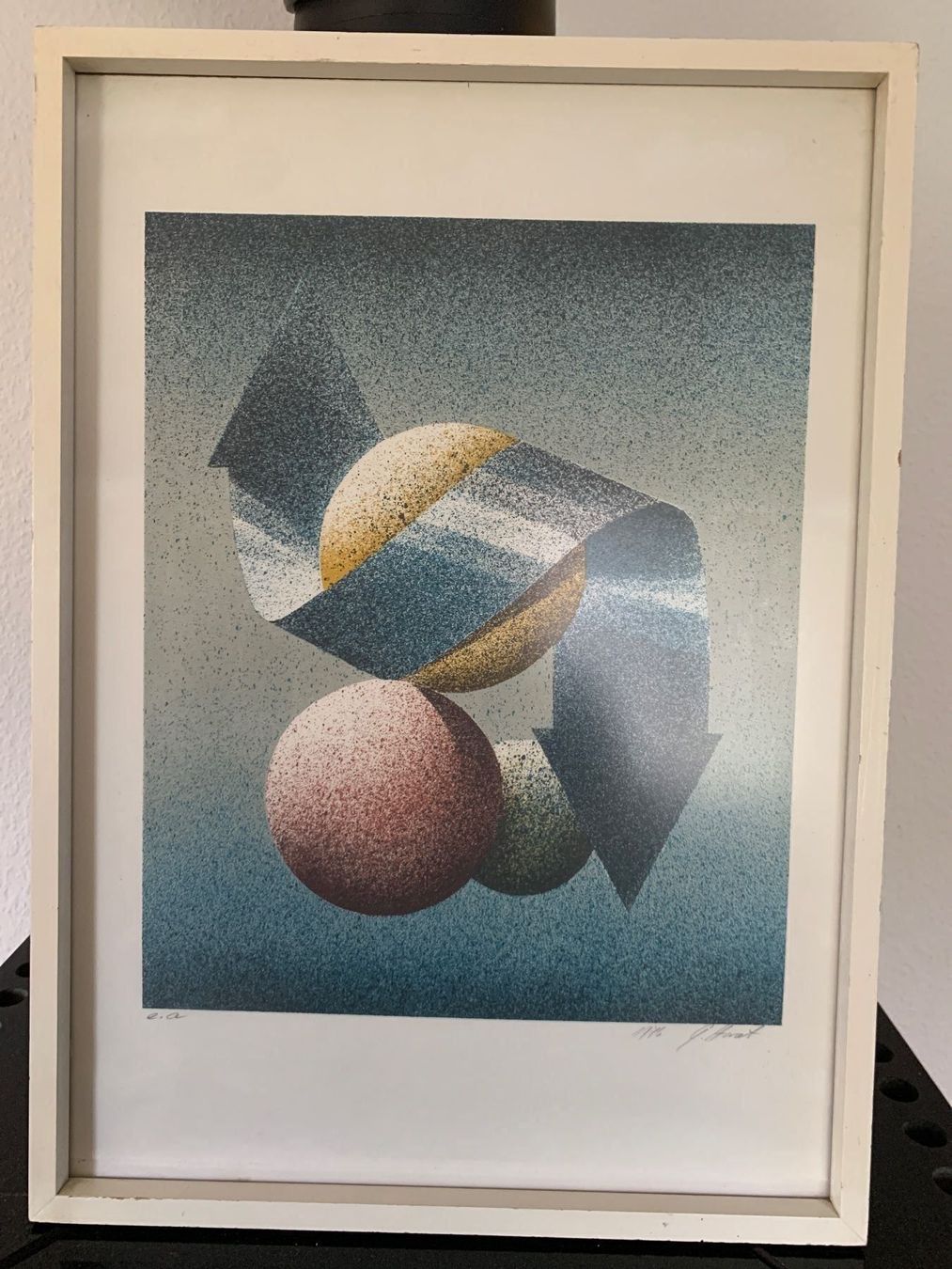 Foto & Immagini: Abstraktes Bild 62x44 cm mit Rahmen – Usato da Regensdorf venduto da Spyke55