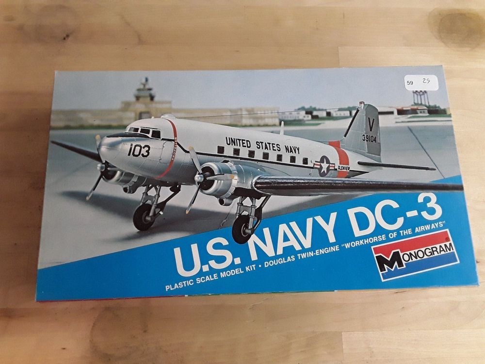 Modellbau Flugzeug Us Navy Dc 3 Monogram 1100 Kaufen Auf Ricardo