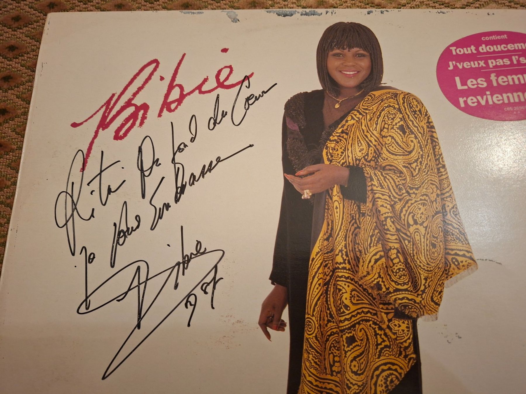 Dischi in vinile: French Pop LP - Bibie - Signed! – Usato da Bernex venduto da Wannabehasbeen01 1