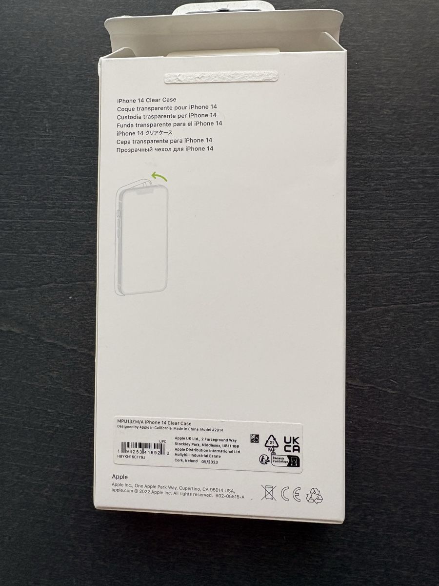 Apple Cover & Protezioni schermo:  iPhone 14 coque silicone transparente MagSafe neuve – Nuovo e nell'imballaggio originale da Crans  Montana venduto da proff 2