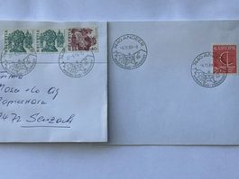 🍫🇨🇭 ANDEER -Poststempel/cachet de la poste/timbro postale